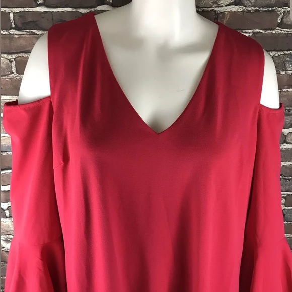 Lane Bryant Bell Sleeve Fit And Flare Dress - Picture 5 of 7